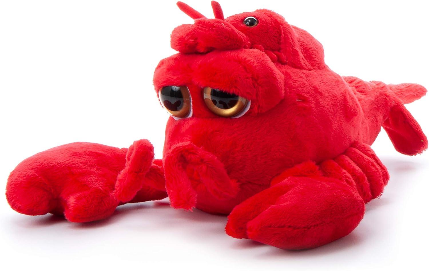 image:imageThe Petting Zoo Mom and Baby Lobster Stuffed Animal Gifts for Kids Pocketz Ocean Animals Lobster Plush Toy 15 inches