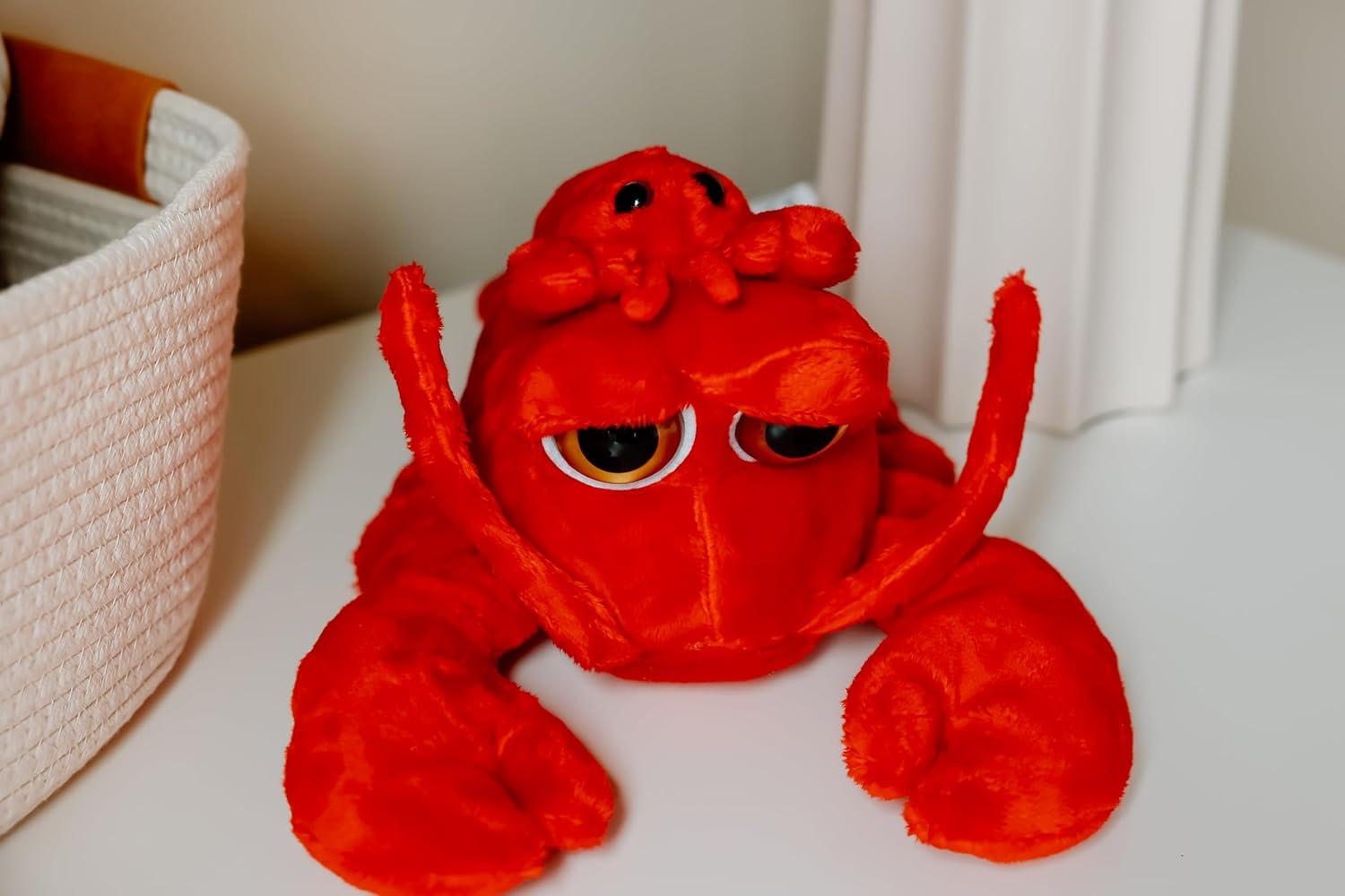 image:imageThe Petting Zoo Mom and Baby Lobster Stuffed Animal Gifts for Kids Pocketz Ocean Animals Lobster Plush Toy 15 inches