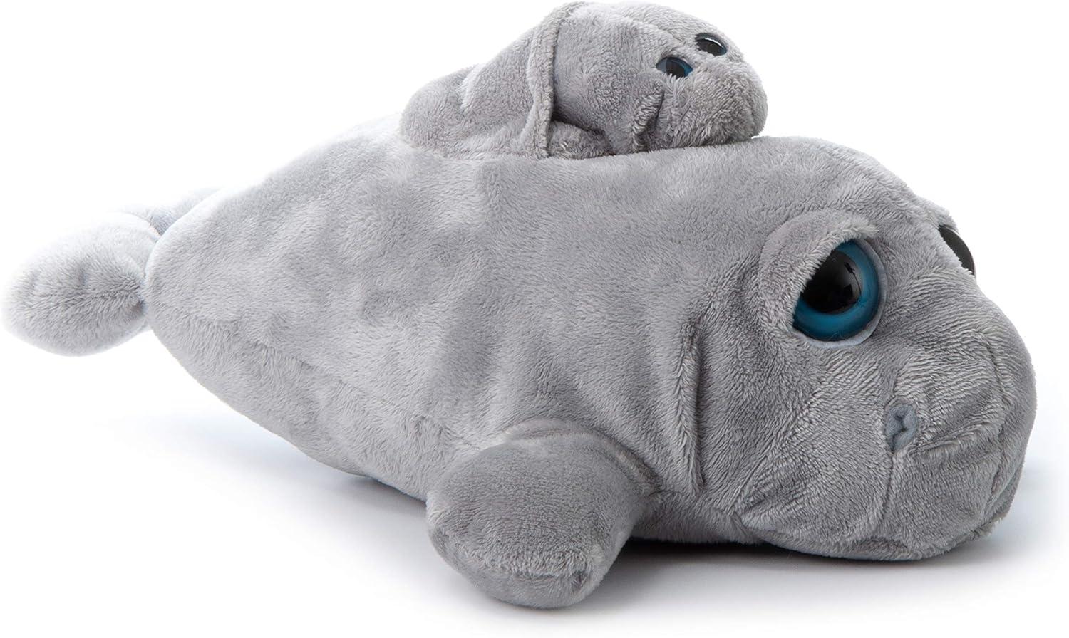image:imageThe Petting Zoo Mom and Baby Manatee Stuffed Animal Gifts for Kids Pocketz Ocean Animals Manatee Plush Toy 15 inches