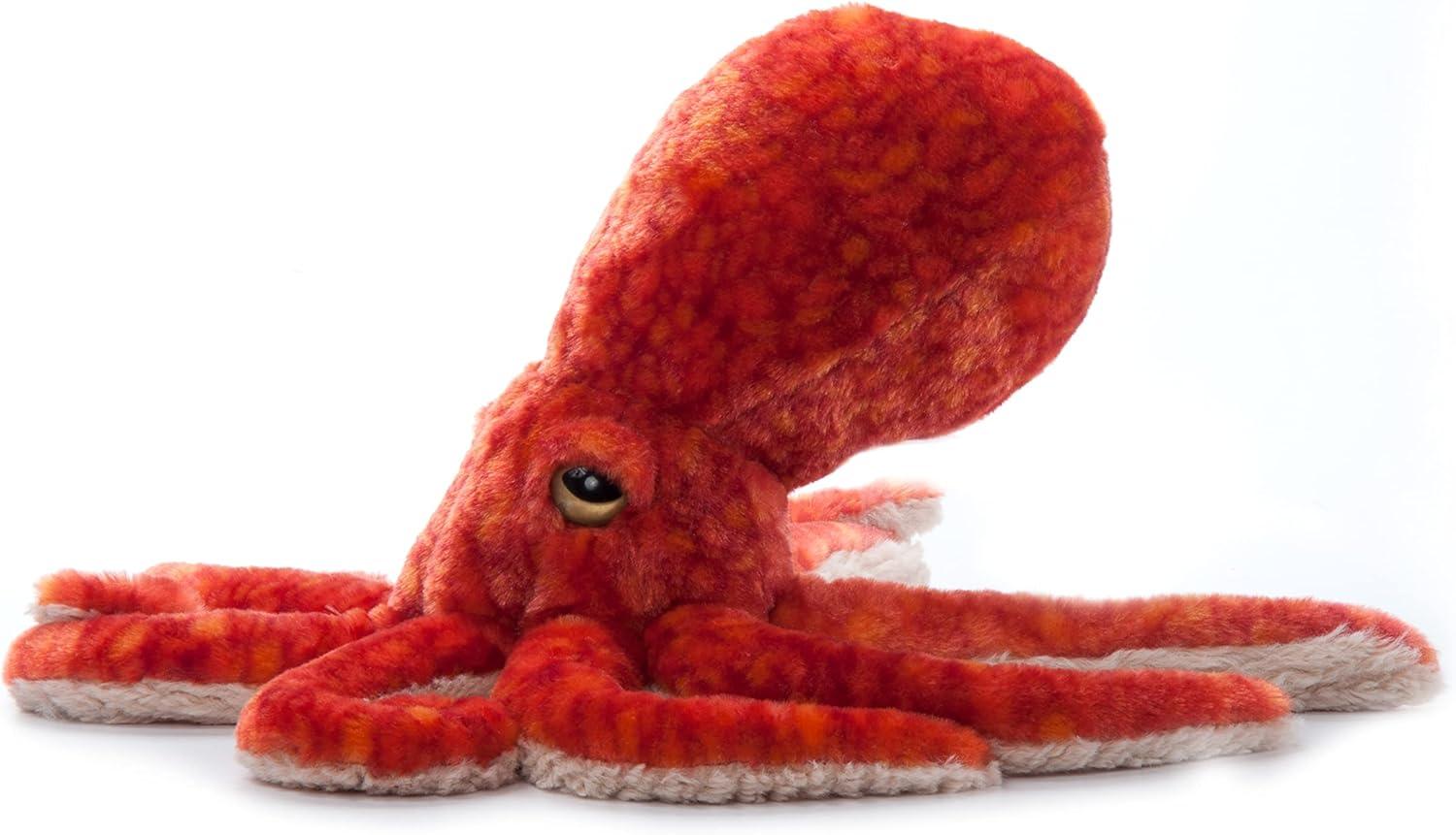 image:imageThe Petting Zoo Pacific Red Octopus Stuffed Animal Plushie Gifts for Kids Wild Onez Sealife Animals Octopus Plush Toy 14 inches
