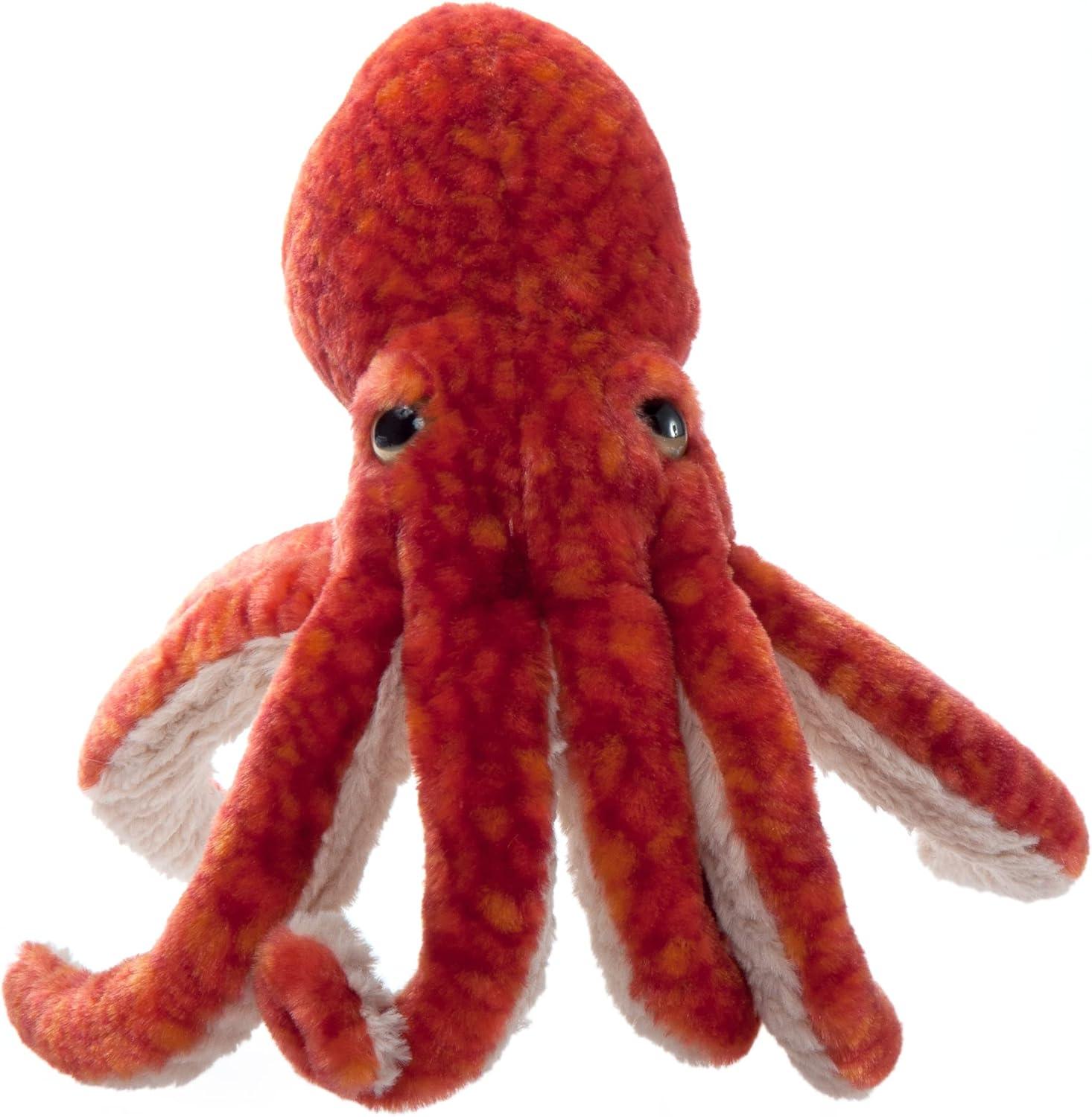 image:imageThe Petting Zoo Pacific Red Octopus Stuffed Animal Plushie Gifts for Kids Wild Onez Sealife Animals Octopus Plush Toy 14 inches