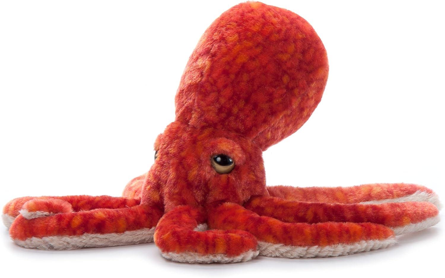 image:imageThe Petting Zoo Pacific Red Octopus Stuffed Animal Plushie Gifts for Kids Wild Onez Sealife Animals Octopus Plush Toy 14 inches