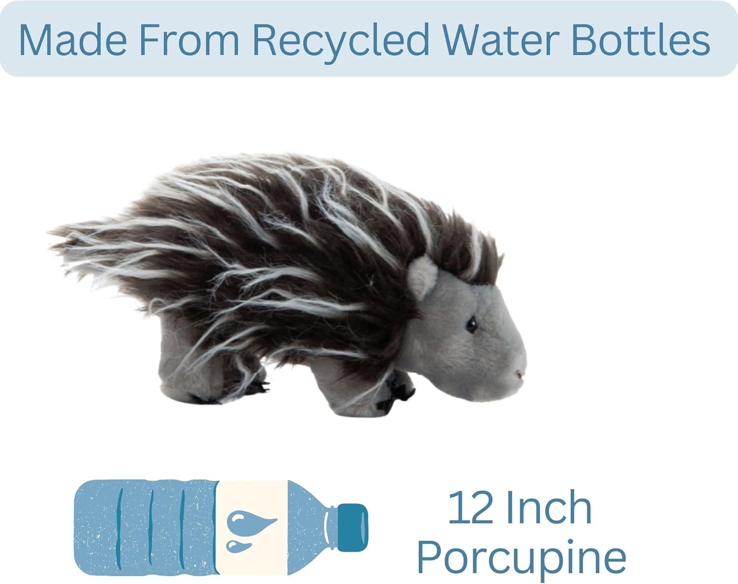 image:imageThe Petting Zoo Porcupine Stuffed Animal Plushie Gifts for Kids Wild Onez Zoo Animals Porcupine Plush Toy 12 inches