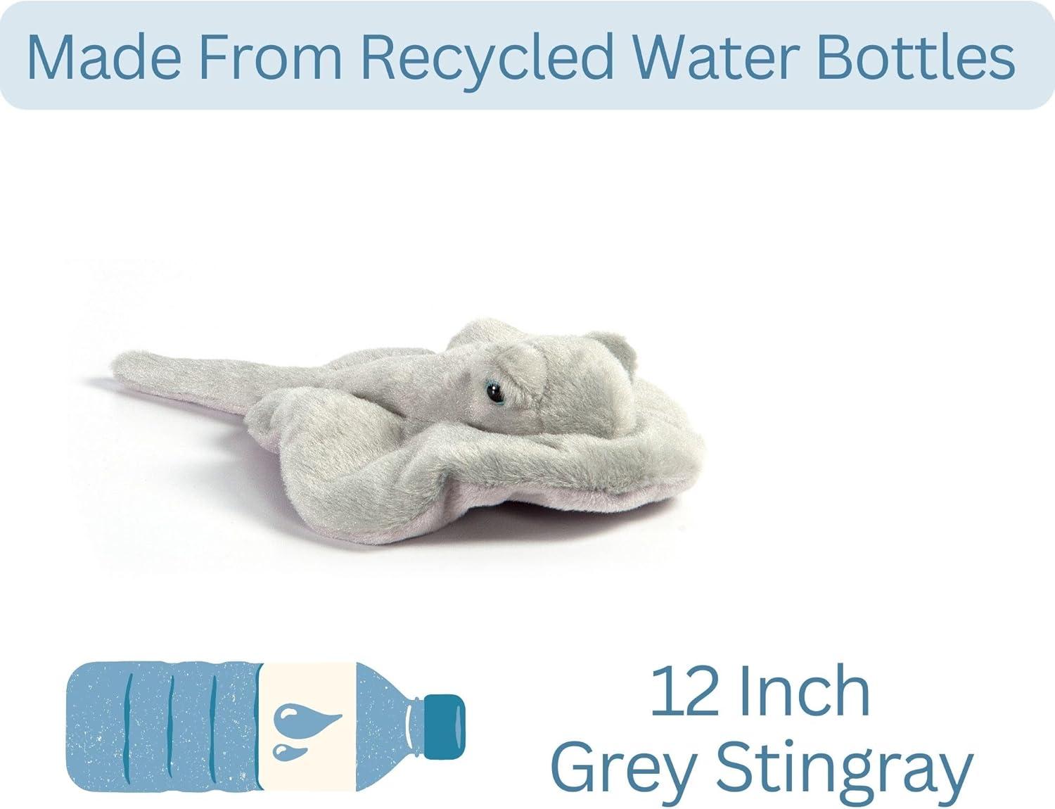 image:imageThe Petting Zoo Ray Stuffed Animal Plushie Gifts for Kids Wild Onez Babiez Sealife Animals Stingray Plush Toy 12 inches