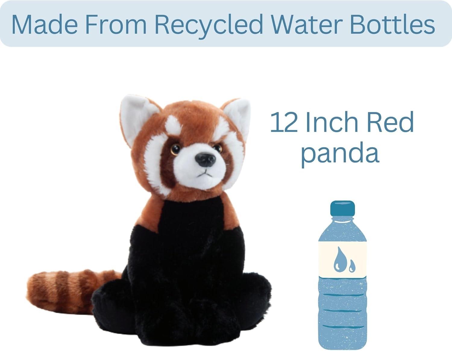 image:imageThe Petting Zoo Red Panda Stuffed Animal Gifts for Kids Wild Onez Zoo Animals Red Panda Plush Toy 12 inches