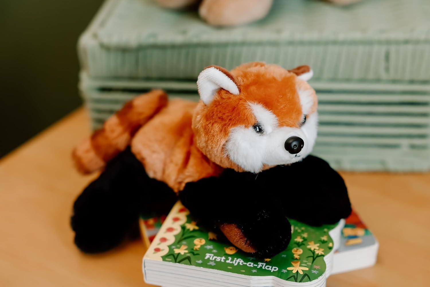 image:imageThe Petting Zoo Red Panda Stuffed Animal Gifts for Kids Wild Onez Zoo Animals Red Panda Plush Toy 9 inches