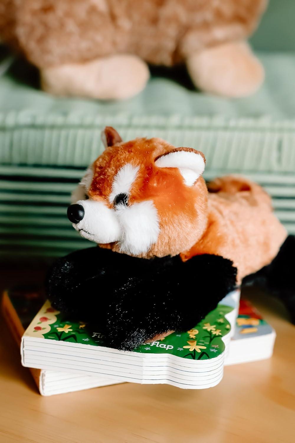 image:imageThe Petting Zoo Red Panda Stuffed Animal Gifts for Kids Wild Onez Zoo Animals Red Panda Plush Toy 9 inches
