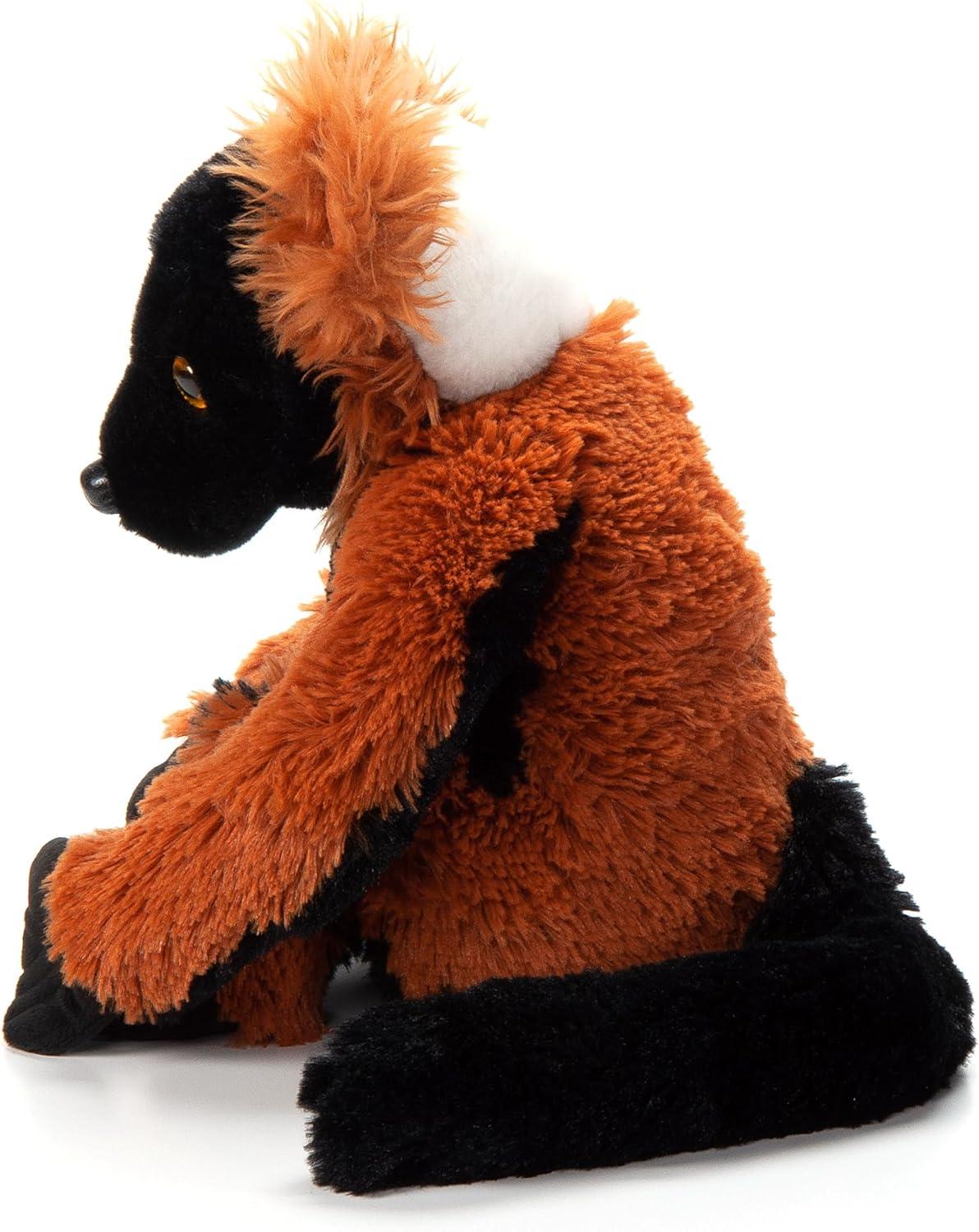 image:imageThe Petting Zoo Red Ruffed Lemur Stuffed Animal Gifts for Kids Wild Onez Zoo Animals Red Ruffed Lemur Plush Toy 12 inches