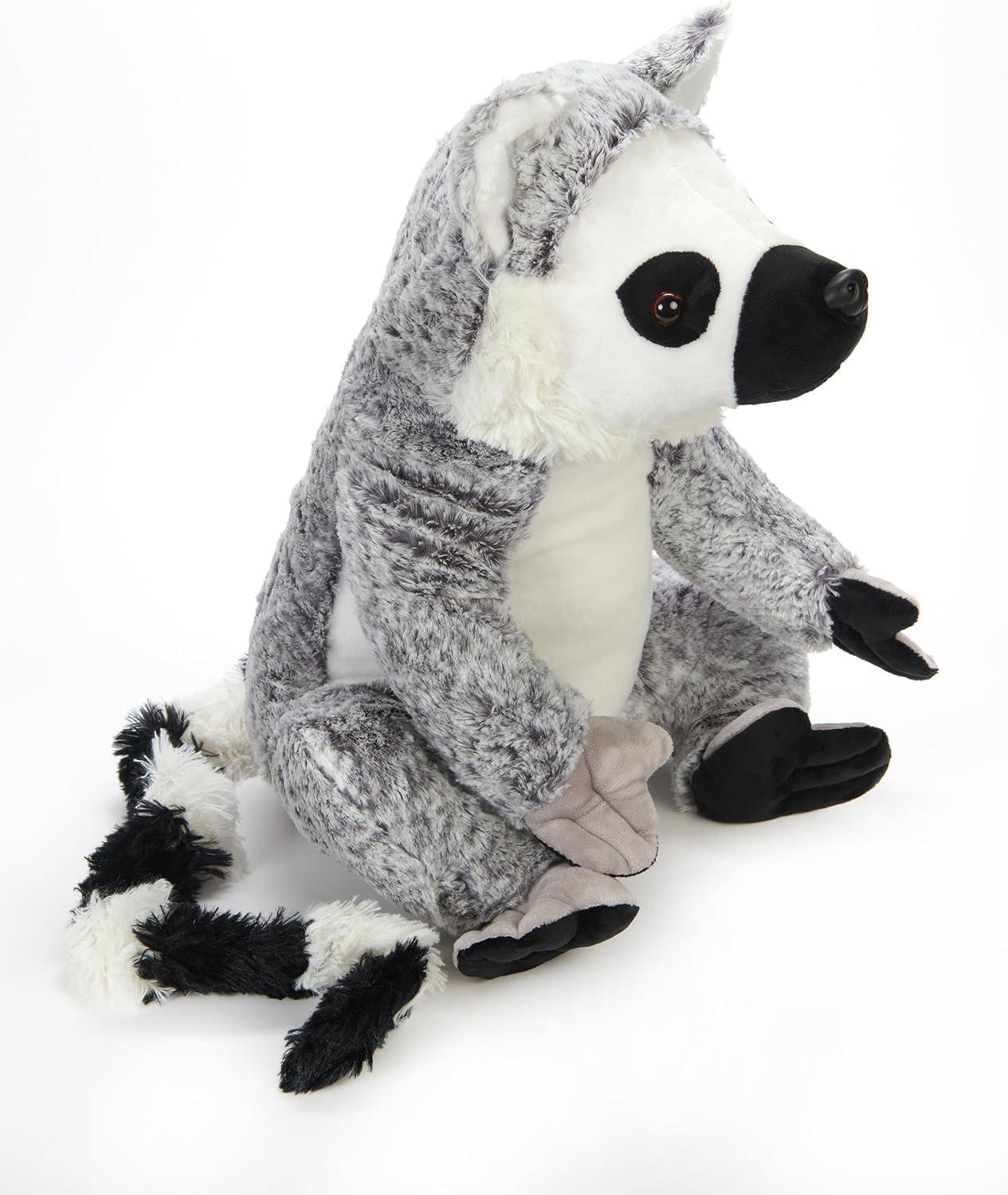 image:imageThe Petting Zoo Ringtailed Lemur Stuffed Animal Gifts for Kids Wild Onez Zoo Animals Jumbo Zoologee Ringtailed Lemur Plush Toy 20 inches