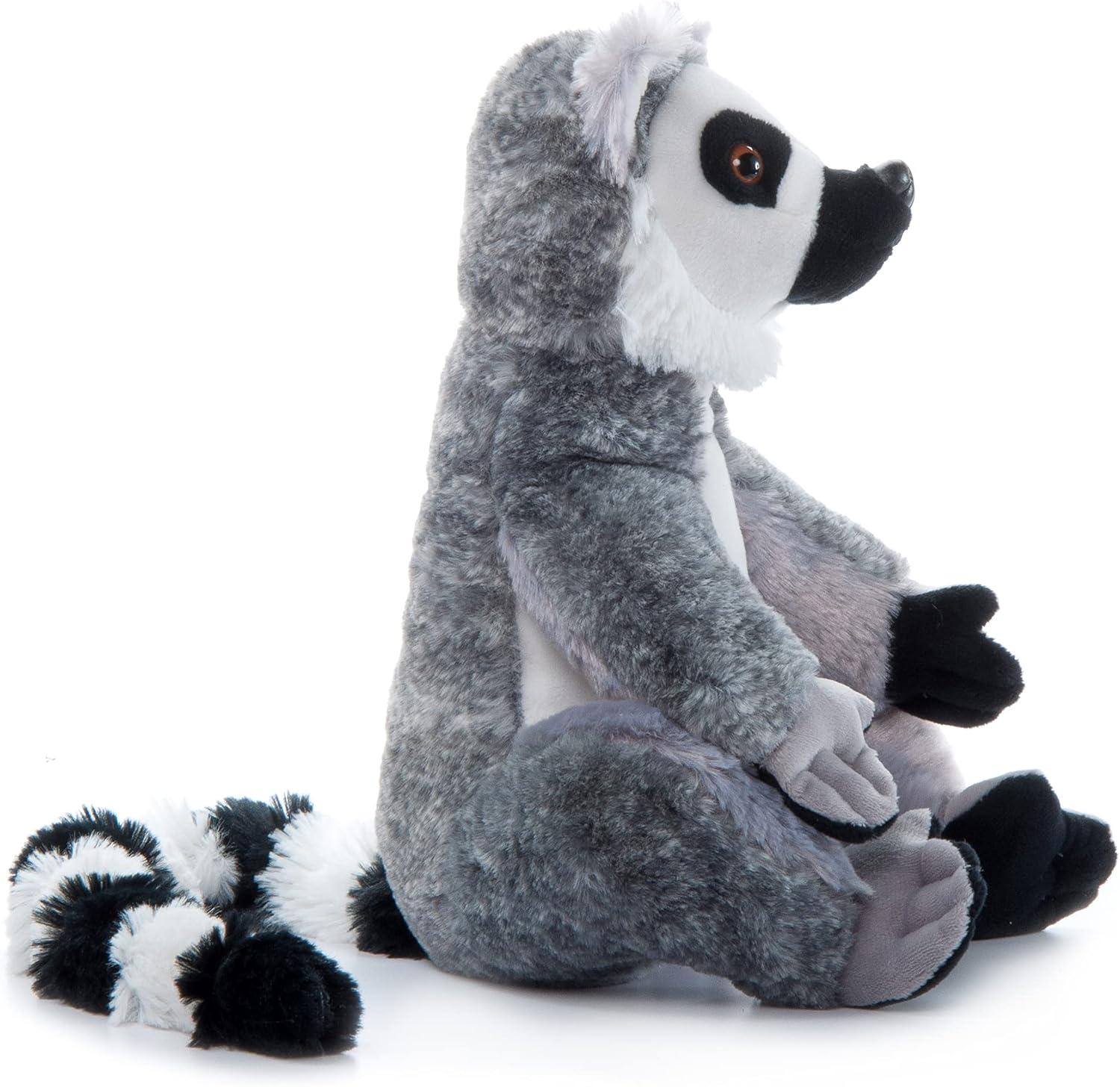 image:imageThe Petting Zoo Ringtailed Lemur Stuffed Animal Gifts for Kids Wild Onez Zoo Animals Ringtailed Lemur Plush Toy 12 inches