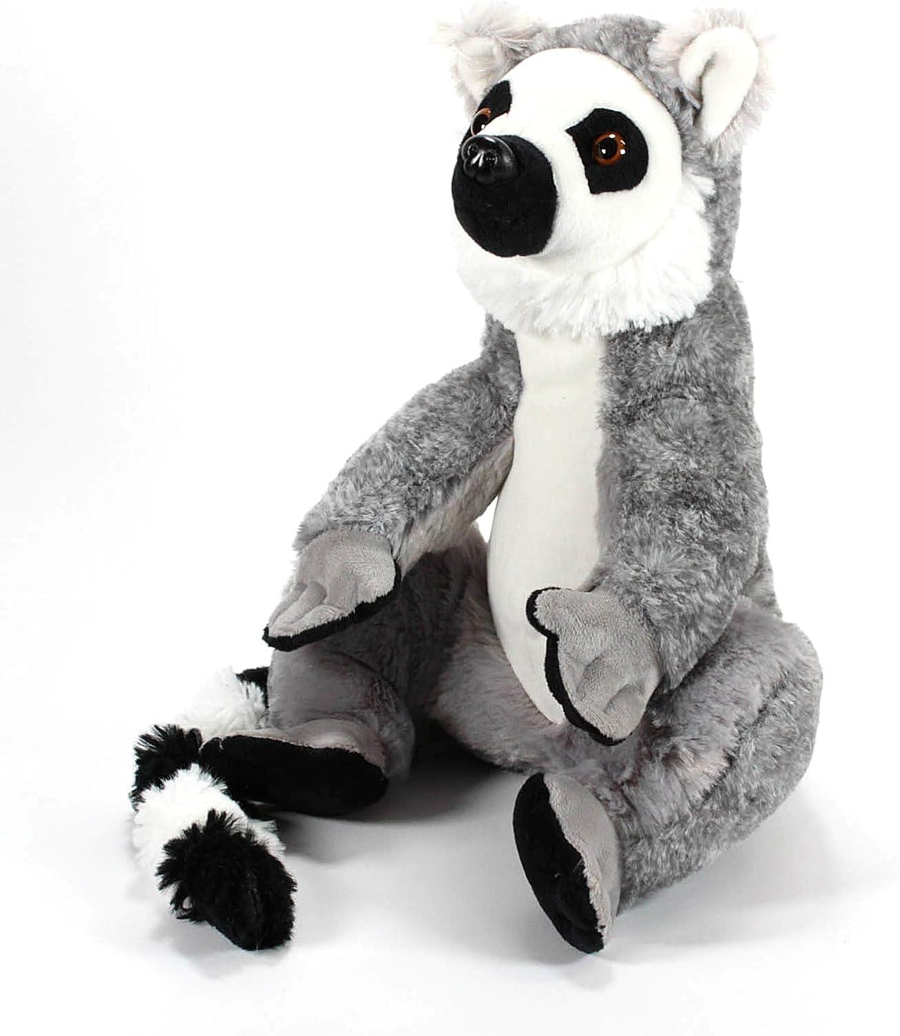 image:imageThe Petting Zoo Ringtailed Lemur Stuffed Animal Gifts for Kids Wild Onez Zoo Animals Ringtailed Lemur Plush Toy 12 inches
