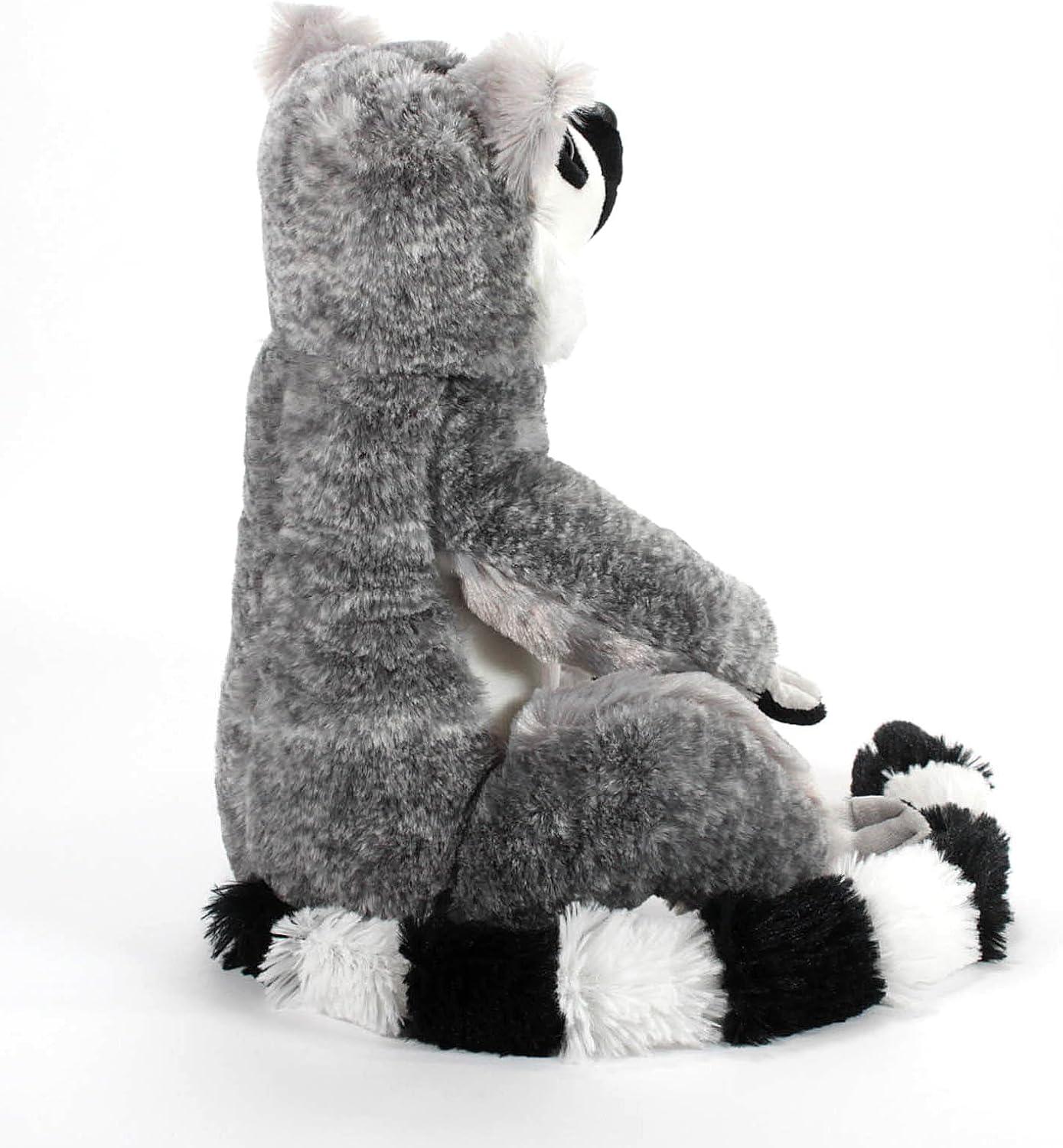 image:imageThe Petting Zoo Ringtailed Lemur Stuffed Animal Gifts for Kids Wild Onez Zoo Animals Ringtailed Lemur Plush Toy 12 inches