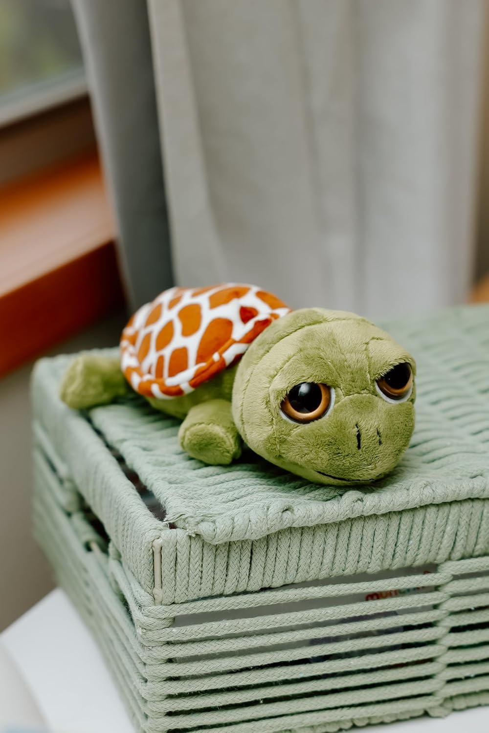 image:imageThe Petting Zoo Sea Turtle Stuffed Animal Gifts for Kids Bright Eye Ocean Animals Sea Turtle Plush Toy 9 inches9 inches