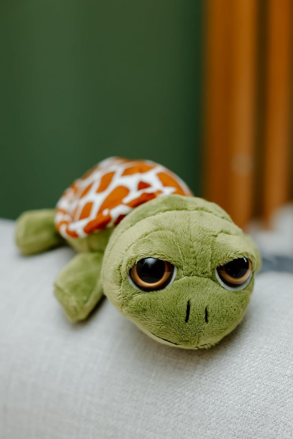 image:imageThe Petting Zoo Sea Turtle Stuffed Animal Gifts for Kids Bright Eye Ocean Animals Sea Turtle Plush Toy 9 inches9 inches