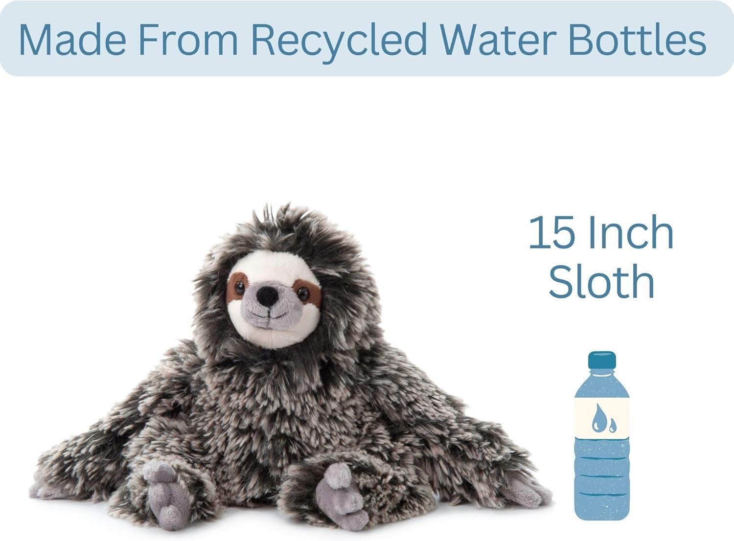 image:imageThe Petting Zoo Sloth Stuffed Animal Gifts for Kids Wild Onez Zoo Animals Sloth Plush Toy 13 inches