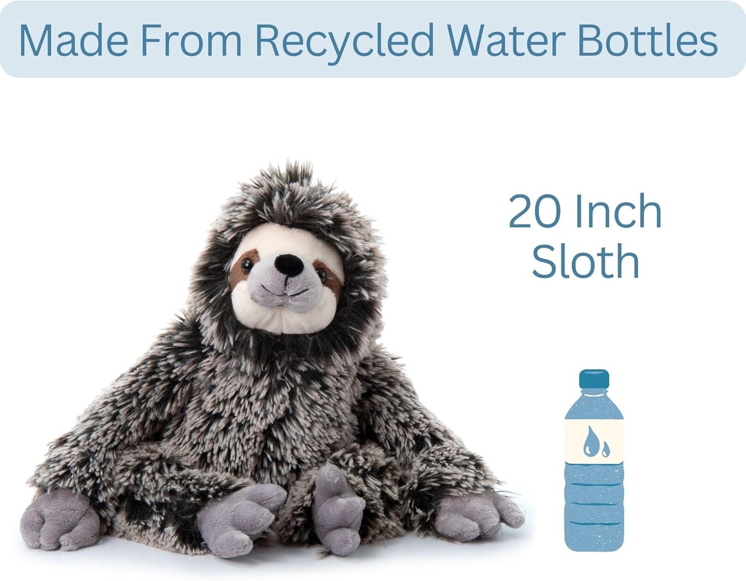 image:imageThe Petting Zoo Sloth Stuffed Animal Gifts for Kids Wild Onez Zoo Animals Sloth Plush Toy 20 inches