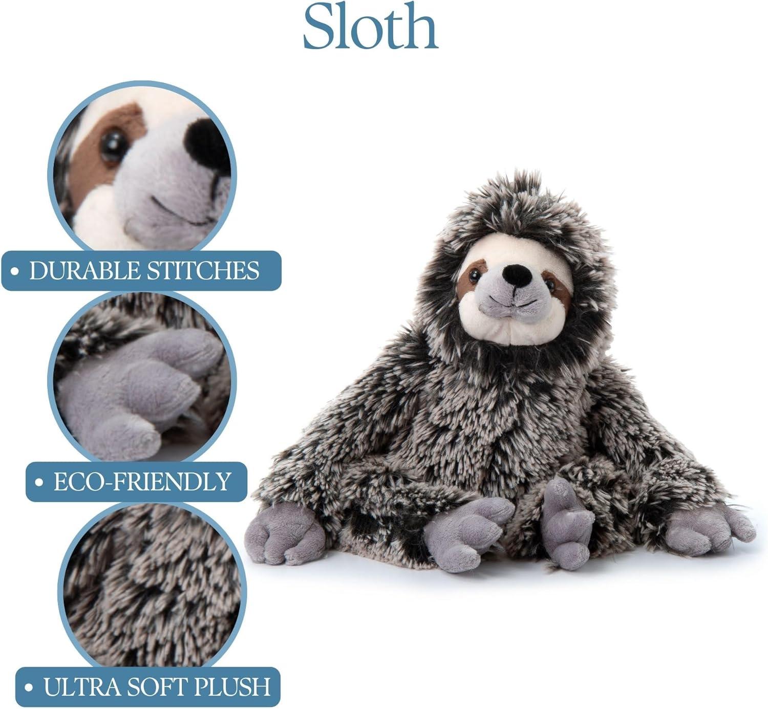 image:imageThe Petting Zoo Sloth Stuffed Animal Gifts for Kids Wild Onez Zoo Animals Sloth Plush Toy 20 inches