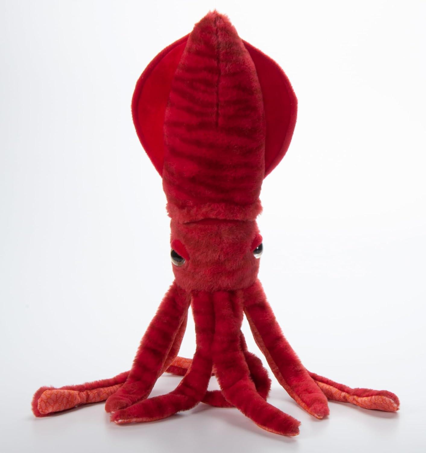image:imageThe Petting Zoo Squid Stuffed Animal Plushie Gifts for Kids Wild Onez Sealife Animals Squid Plush Toy 22 inches
