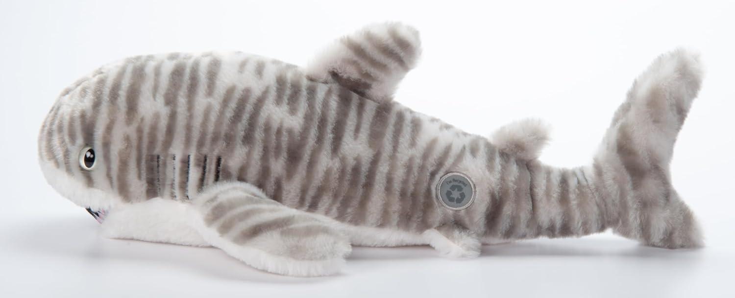 image:imageThe Petting Zoo Tiger Shark Stuffed Animal Plushie Gifts for Kids Wild Onez Ocean Animals Shark Plush Toy 20 inches