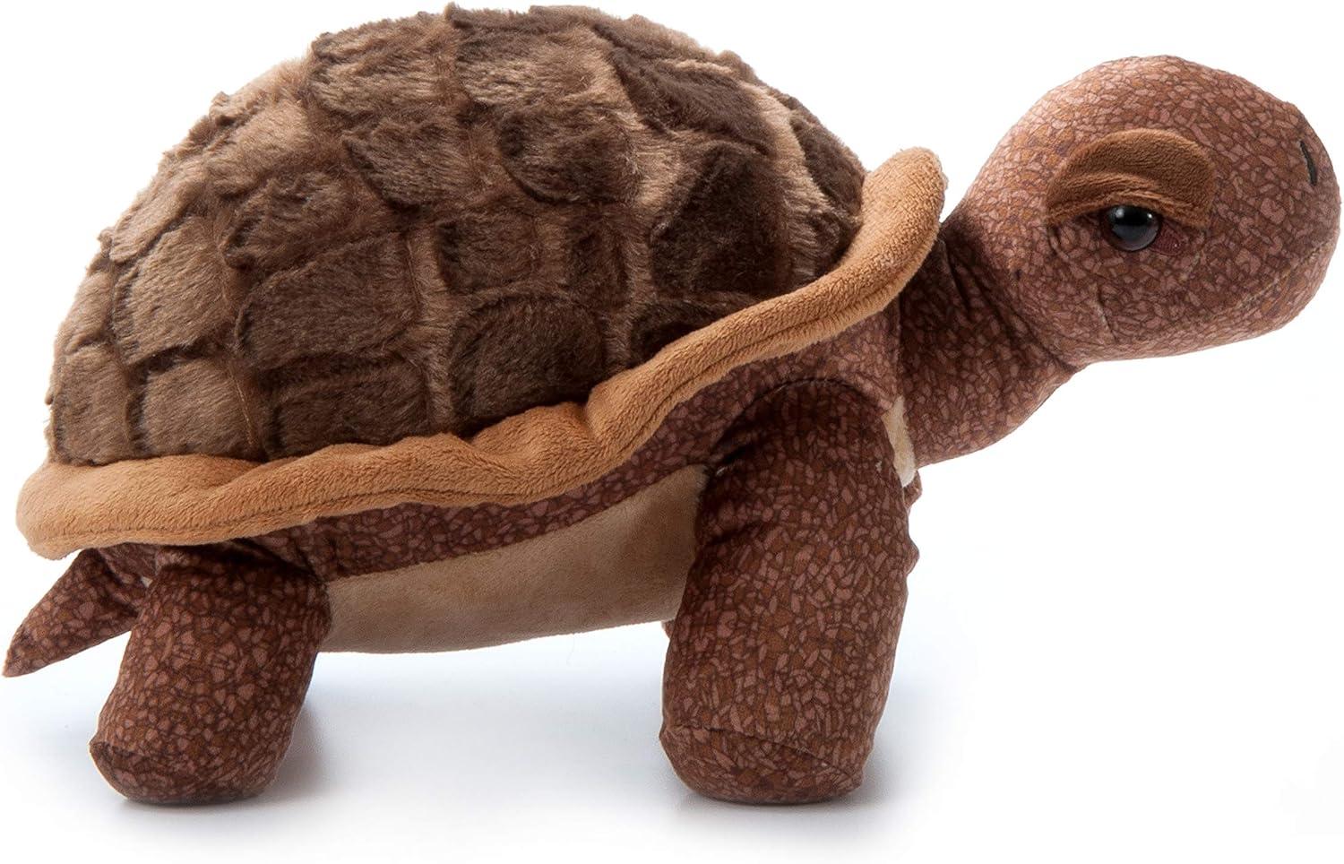 image:imageThe Petting Zoo Tortoise Stuffed Animal Plushie Gifts for Kids Wild Onez Zoo Animals Tortoise Plush Toy 14 Inches