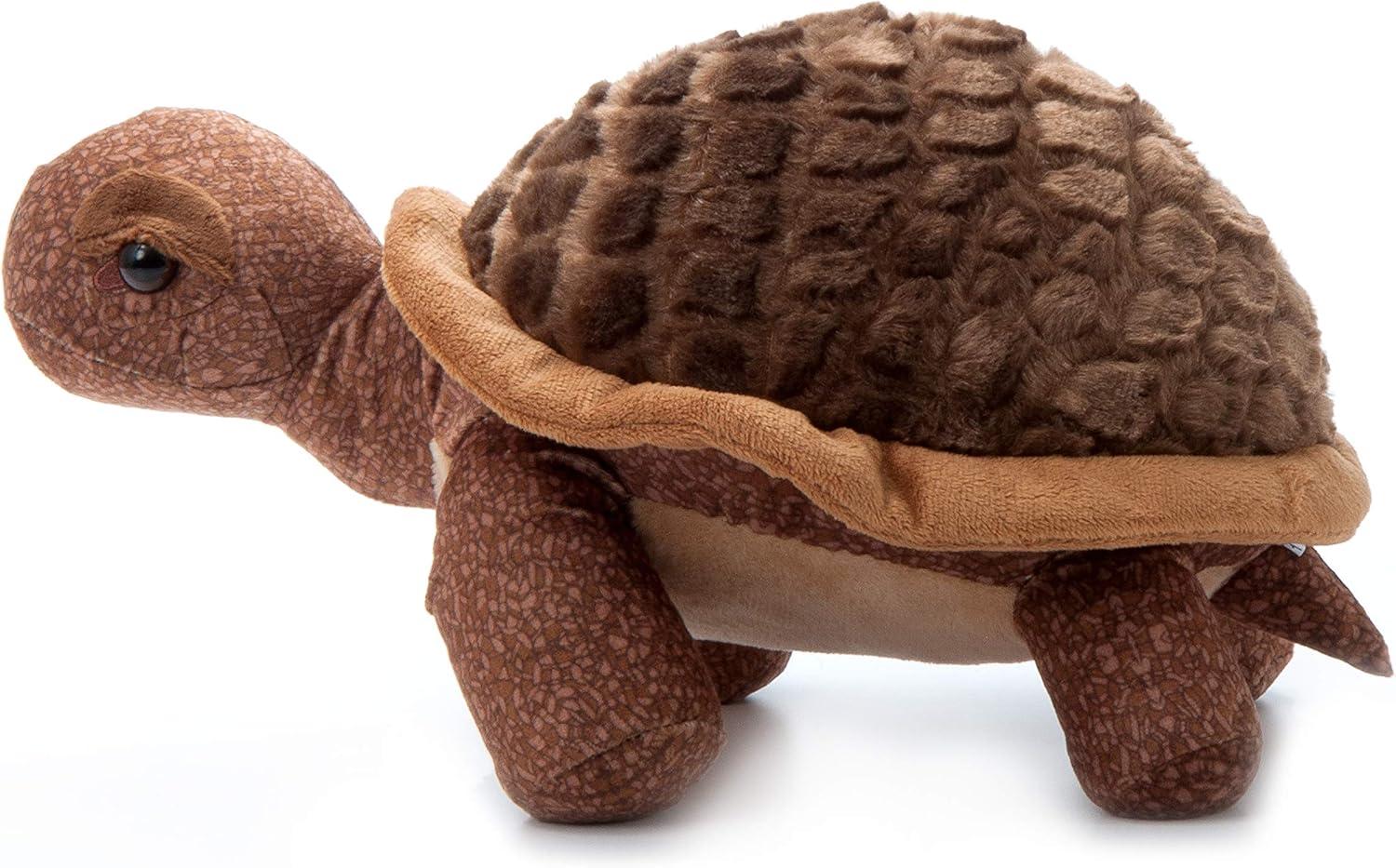 image:imageThe Petting Zoo Tortoise Stuffed Animal Plushie Gifts for Kids Wild Onez Zoo Animals Tortoise Plush Toy 14 Inches