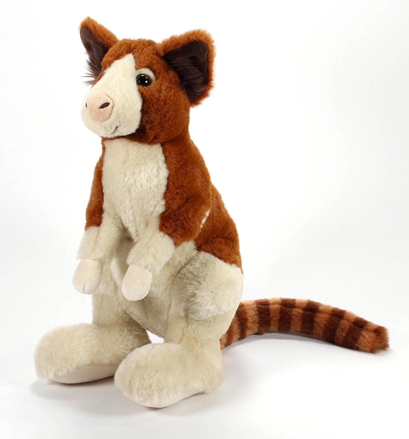 image:imageThe Petting Zoo Tree Kangaroo Stuffed Animal Plushie Gifts for Kids Wild Onez Zoo Animals Tree Kangaroo Plush Toy 12 inches