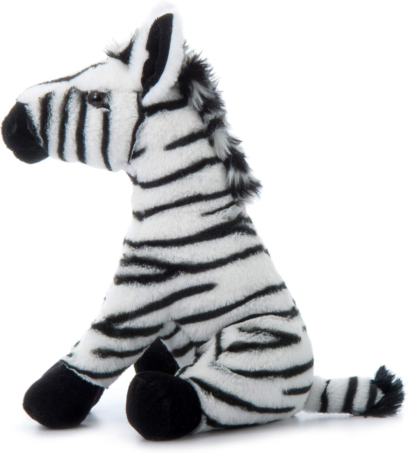 image:imageThe Petting Zoo Zebra Stuffed Animal Gifts for Kids Wild Onez Zoo Animals Zebra Plush Toy 12 inches