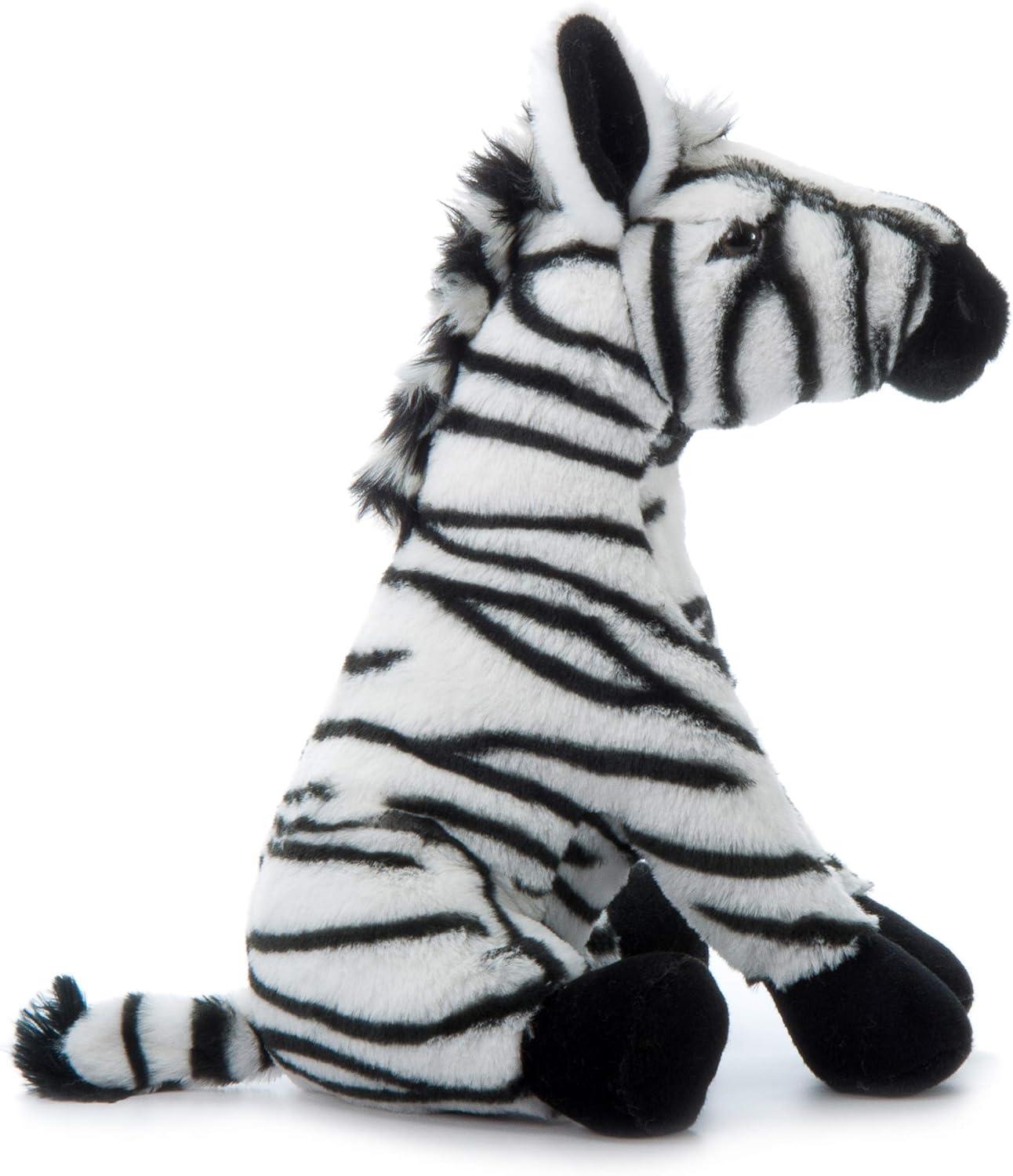 image:imageThe Petting Zoo Zebra Stuffed Animal Gifts for Kids Wild Onez Zoo Animals Zebra Plush Toy 12 inches