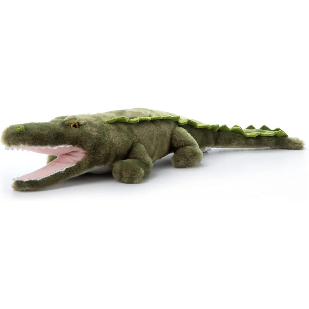 image:imageThe Petting Zoo Alligator Stuffed Animal Gifts for Kids Wild Onez Zoo Animals Alligator Plush Toy 22 inches
