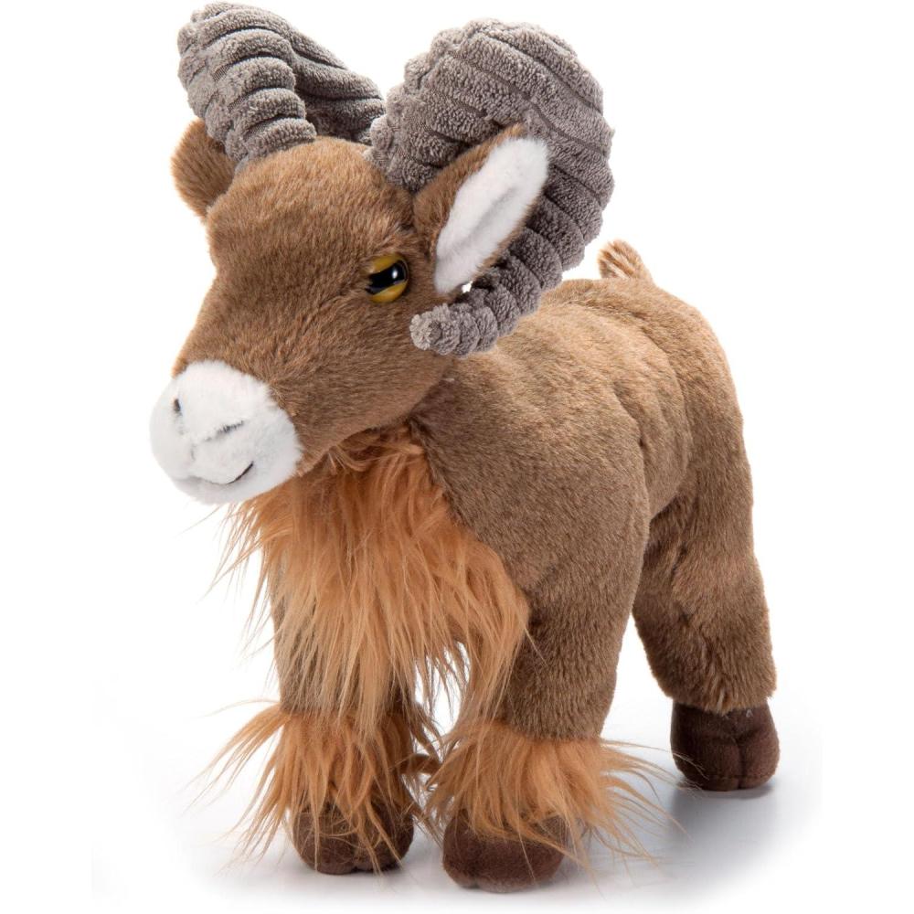 image:imageThe Petting Zoo Aoudad Sheep Stuffed Animal Plushie Gifts for Kids Wild Onez Wildlife Animals Sheep Plush Toy 12 inches