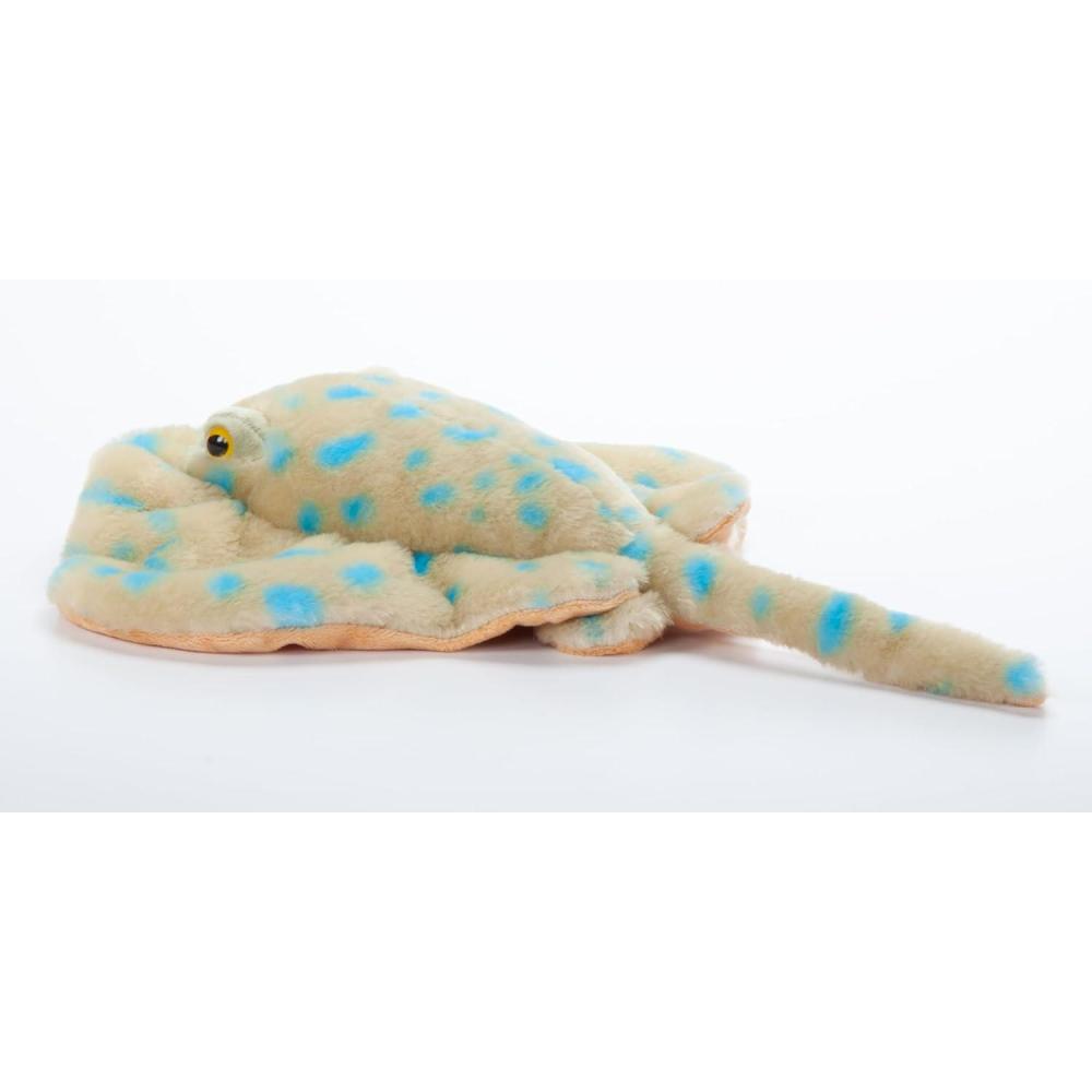 image:imageThe Petting Zoo Blue Spotted Ray Stuffed Animal Plushie Gifts for Kids Wild Onez Ocean Animals Stingray Plush Toy 15 inches from Tip of Tail to Head