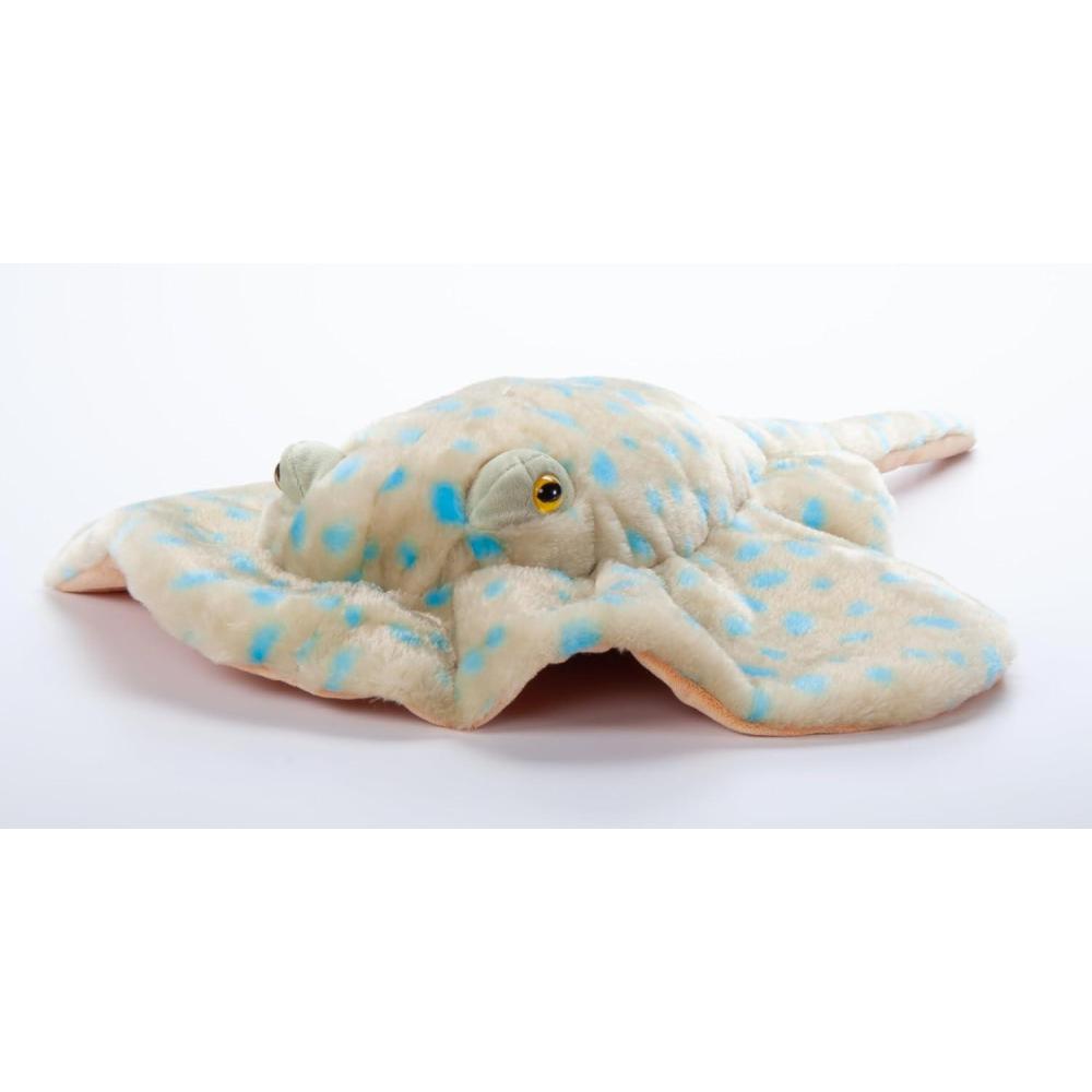 image:imageThe Petting Zoo Blue Spotted Ray Stuffed Animal Plushie Gifts for Kids Wild Onez Ocean Animals Stingray Plush Toy 22 inches from Tip of Tail to Head