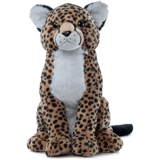 image:imageThe Petting Zoo Cheetah Stuffed Animal Plushie Gifts for Kids Wild Onez Wildlife Animals Jumbo Cheetah Plush Toy 20 inches