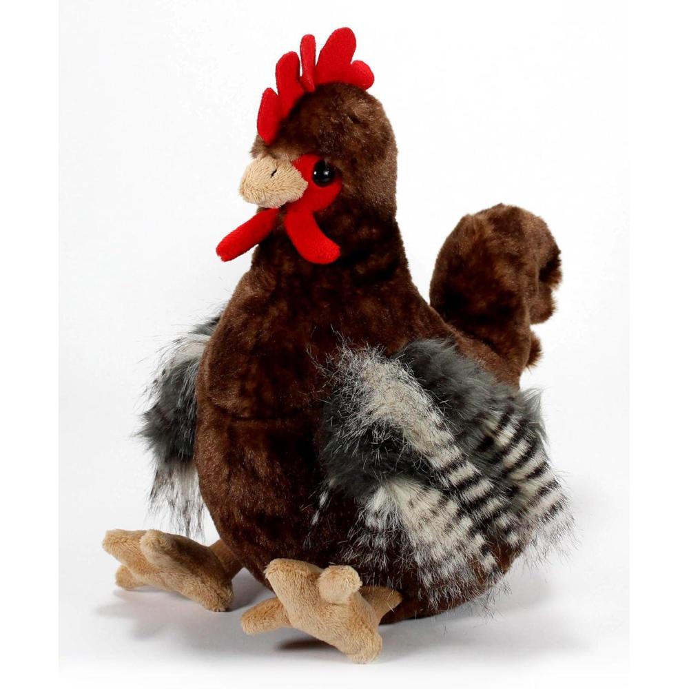 image:imageThe Petting Zoo Chicken Stuffed Animal Plushie Gifts for Kids Wild Onez Farm Animals Chicken Plush Toy 12 inches
