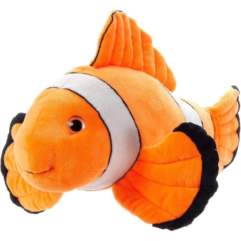image:imageThe Petting Zoo Clownfish Stuffed Animal Plushie Gifts for Kids Wild Onez Sealife Animals Clownfish Plush Toy 15 inches