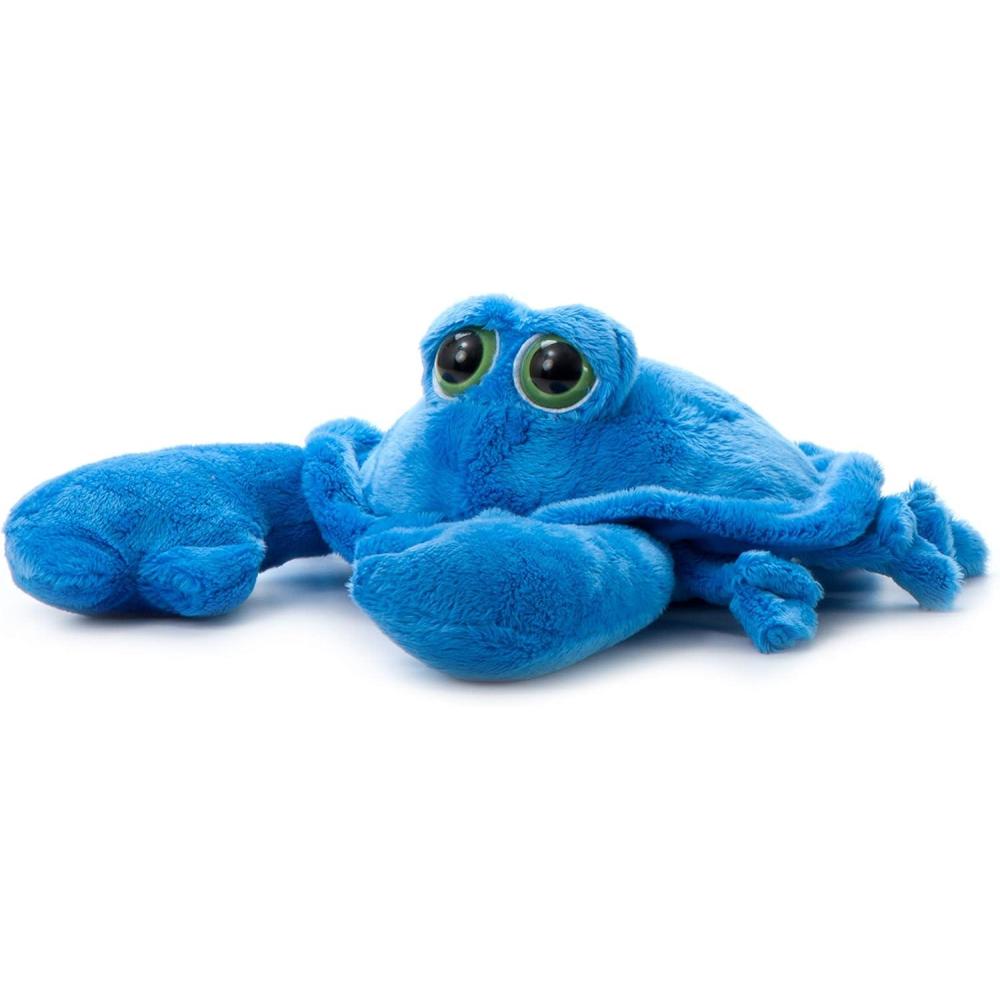image:imageThe Petting Zoo Crab Stuffed Animal Gifts for Kids Bright Eye Ocean Animals Blue Crab Plush Toy 9 inches