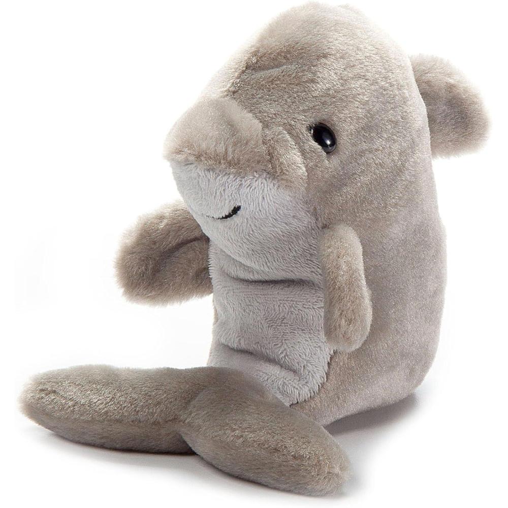 image:imageThe Petting Zoo Dolphin Stuffed Animal Plushie Gifts for Kids Nuggetz Sealife Animals Grey Dolphin Plush Toy 6 inchesSmall