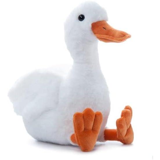 image:imageThe Petting Zoo Duck Stuffed Animal Plushie Gifts for Kids Wild Onez Farm Animals Duck Plush Toy 12 inches
