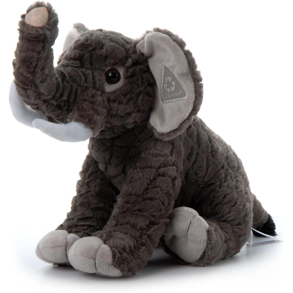 image:imageThe Petting Zoo Elephant Stuffed Animal Gifts for Kids Wild Onez Zoo Animals Elephant Plush Toy 12 inches