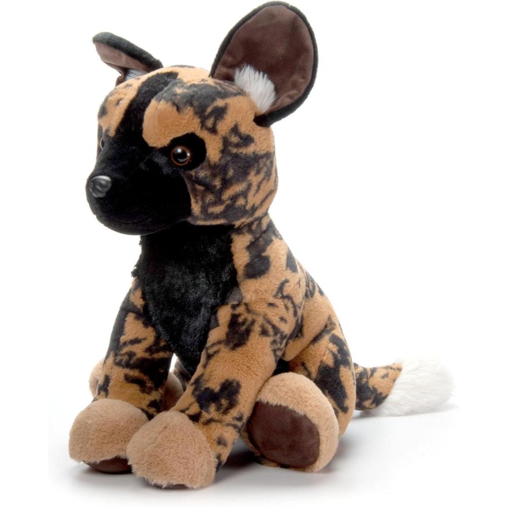 image:imageThe Petting Zoo Floppy African Wild Dog Stuffed Animal Plushie Gifts for Kids Wild Onez Wildlife Animals Dog Plush Toy 20 inches