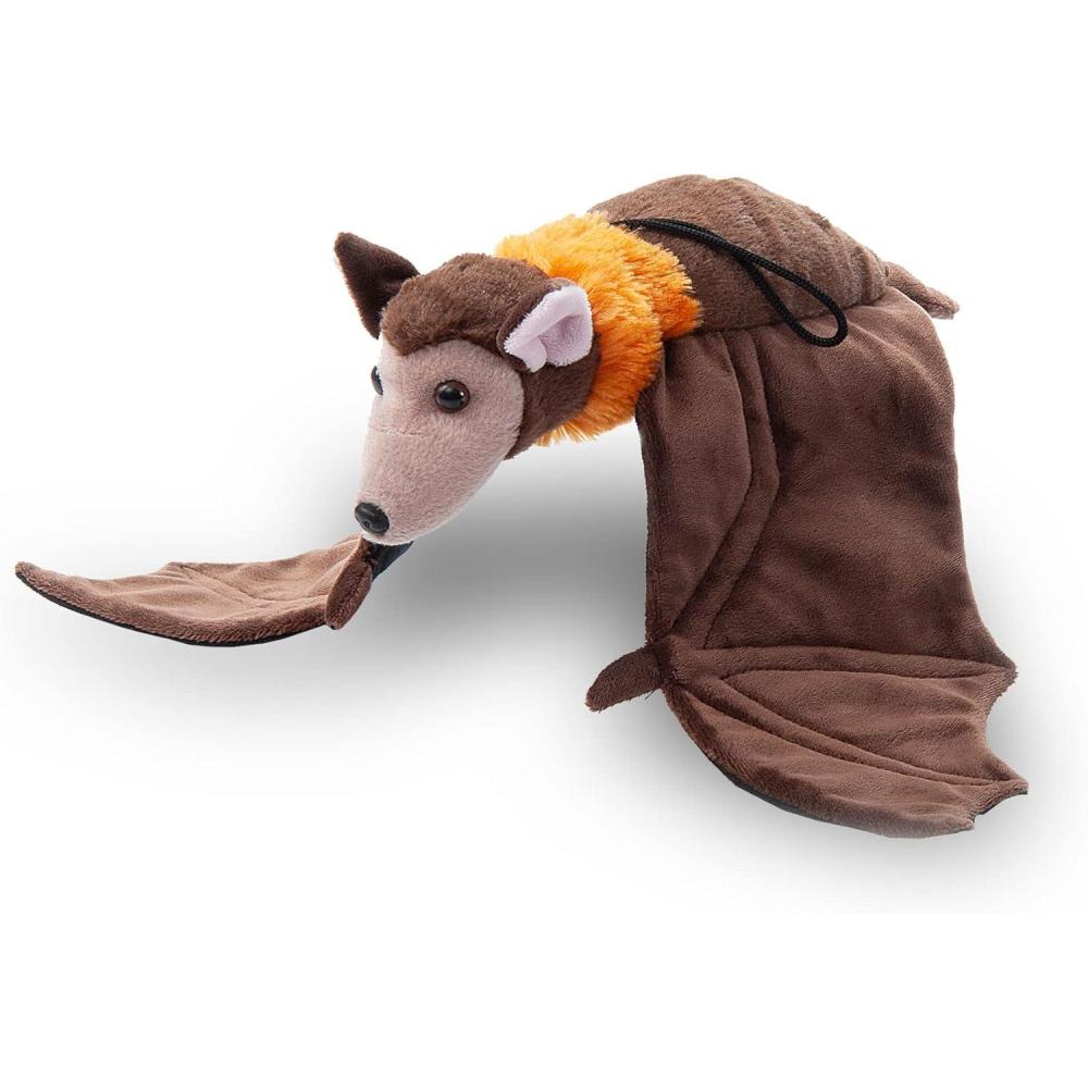 image:imageThe Petting Zoo Flying Fox Stuffed Animal Plushie Gifts for Kids Wild Onez Asian Animals Zoologee Flying Fox Plush Toy 14 inches
