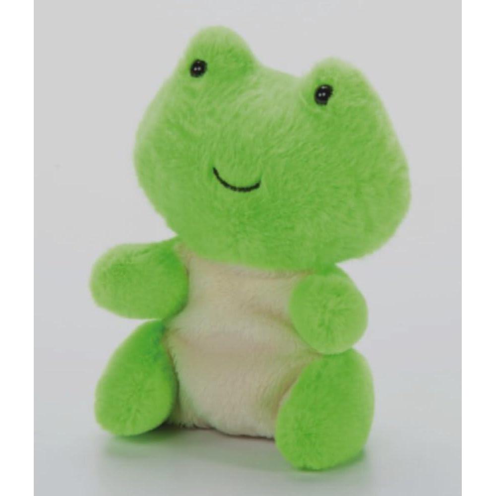 image:imageThe Petting Zoo Frog Stuffed Animal Plushie Spring Gifts for Kids Nuggetz Animals Green Frog Plush Toy 6 inches
