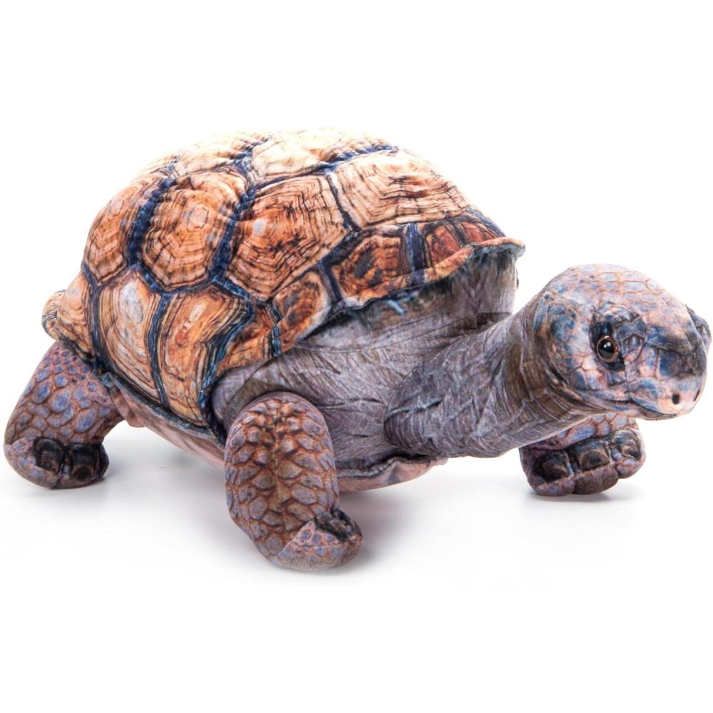 image:imageThe Petting Zoo Galapagos Tortoise Stuffed Animal Plushie Gifts for Kids Wild Onez Wildlife Animals Turtle Plush Toy 14 Inches