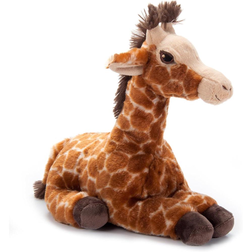 image:imageThe Petting Zoo Giraffe Stuffed Animal Plushie Gifts for Kids Earth Keeperz Wildlife Animals Zoologee Brown Giraffe Plush Toy 12 inches