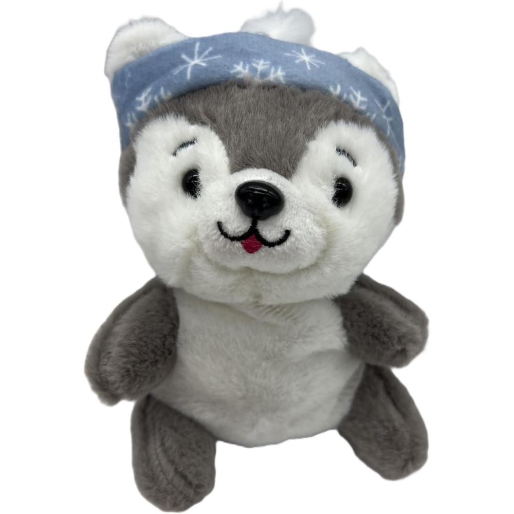 image:imageThe Petting Zoo Husky Dog Stuffed Animal Plushie Gifts for Kids Nuggetz Husky Dog Plush Toy 6 inches