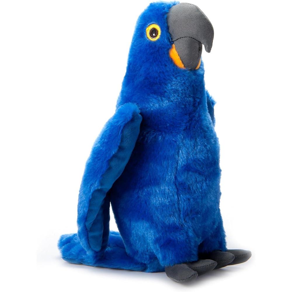 image:imageThe Petting Zoo Hyacinth Macaw Stuffed Animal Plushie Gifts for Kids Earth Keeperz Rainforest Animals Zoologee Blue Hyacinth Macaw Plush Toy 12 inches