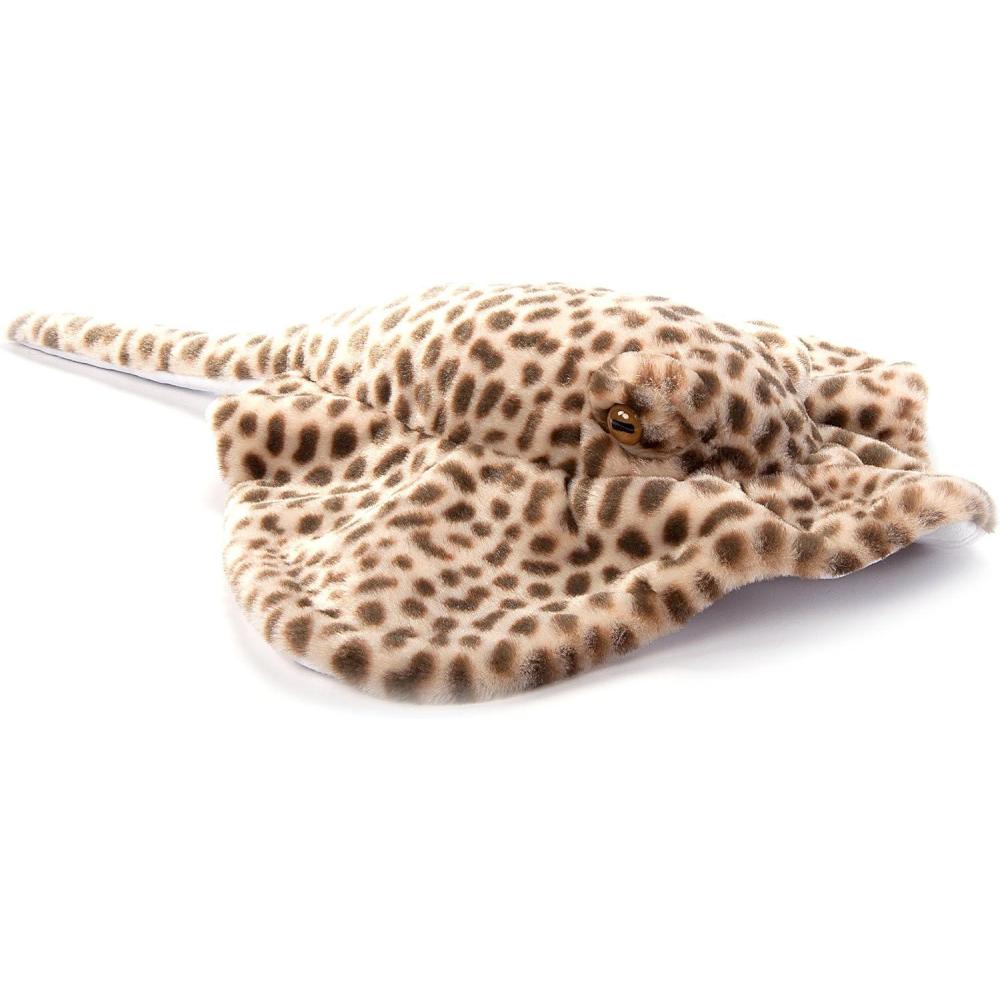 image:imageThe Petting Zoo Leopard Stingray Stuffed Animal Plushie Gifts for Kids Wild Onez Sealife Animals Stingray Plush Toy 24 inches