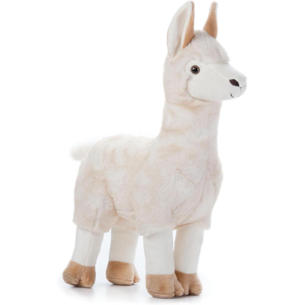 image:imageThe Petting Zoo Llama Stuffed Animal Gifts for Kids Wild Onez Zoo Animals Llama Plush Toy 12 inches