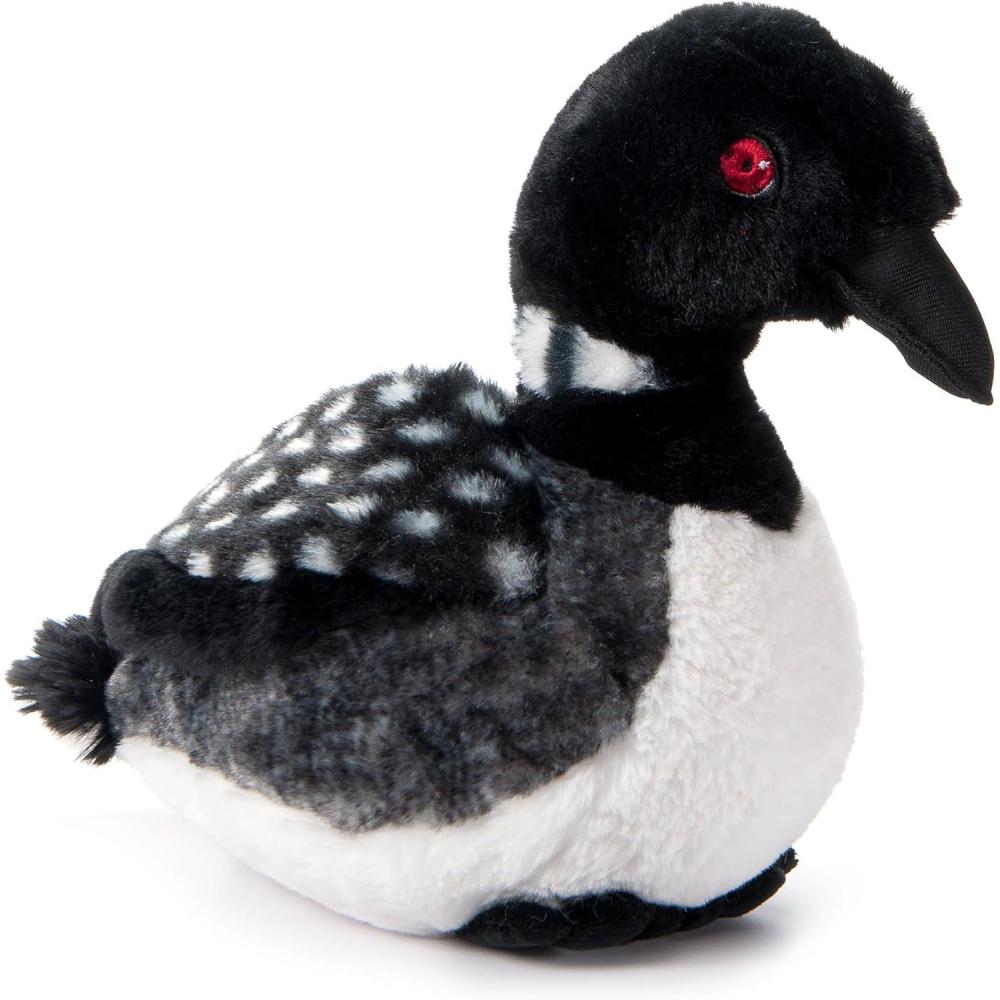 image:imageThe Petting Zoo Loon Stuffed Animal Plushie Gifts for Kids Earth Keeperz Wildlife Animals Zoologee Black Loon Plush Toy 12 inches