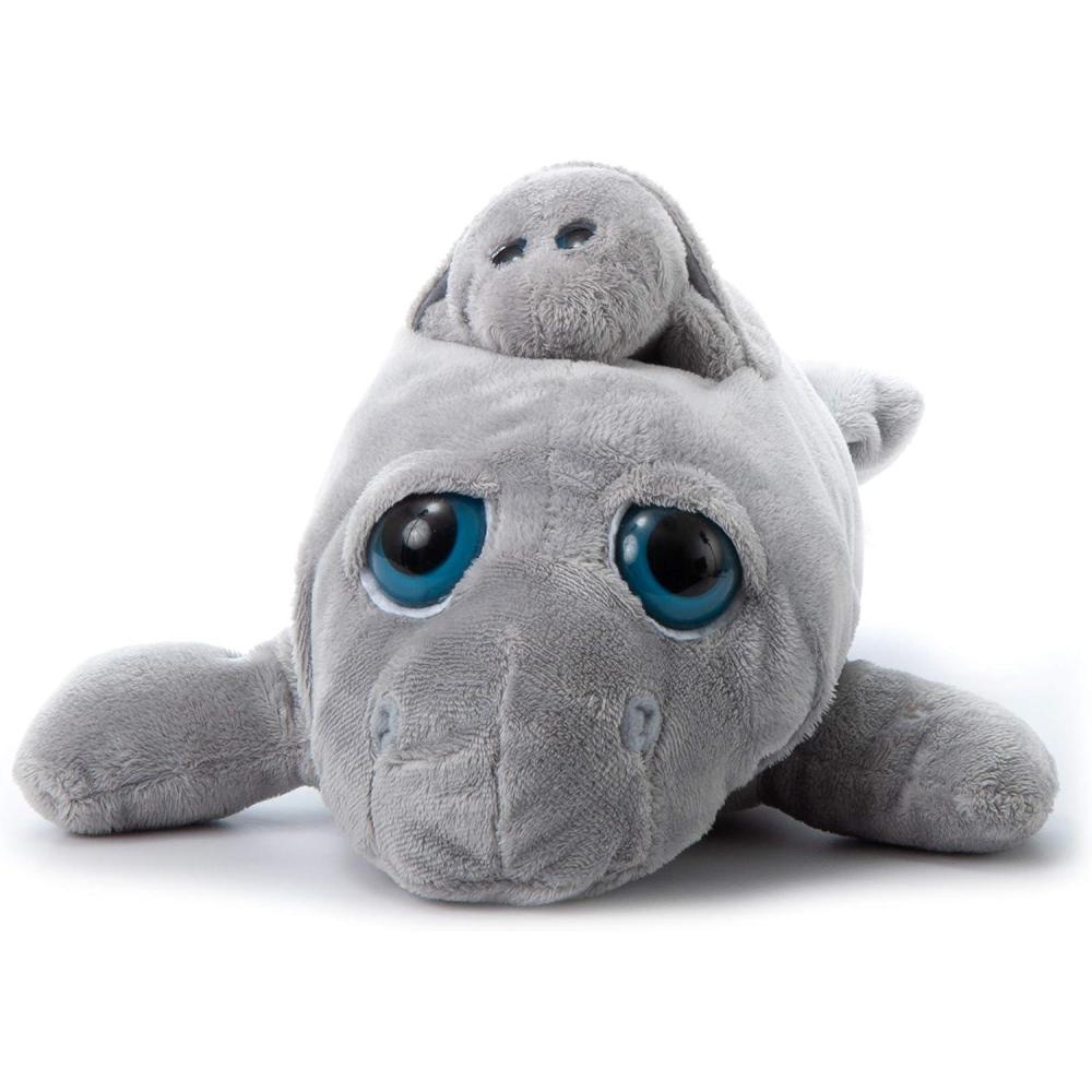 image:imageThe Petting Zoo Mom and Baby Manatee Stuffed Animal Gifts for Kids Pocketz Ocean Animals Manatee Plush Toy 15 inches